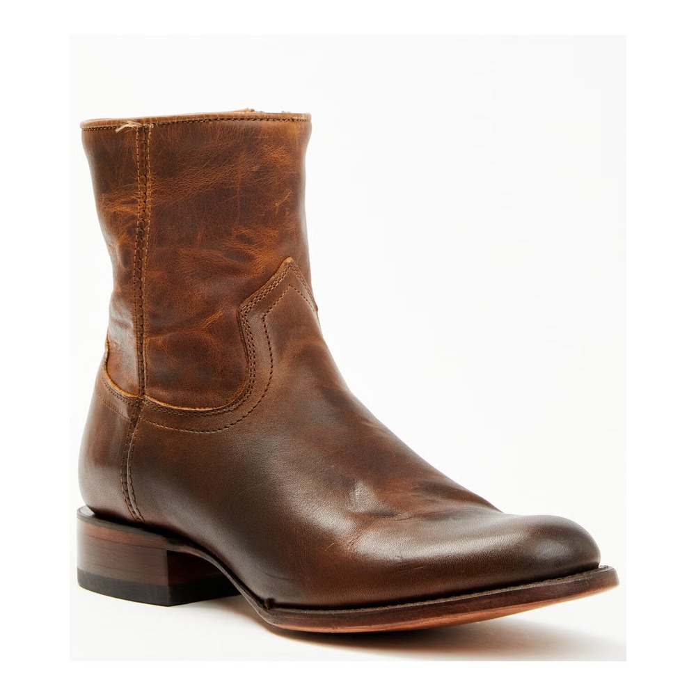 Moonshine Spirit® (Men's 11 D) Pancho™ 8" Zipper Western Boot, Brown - $200